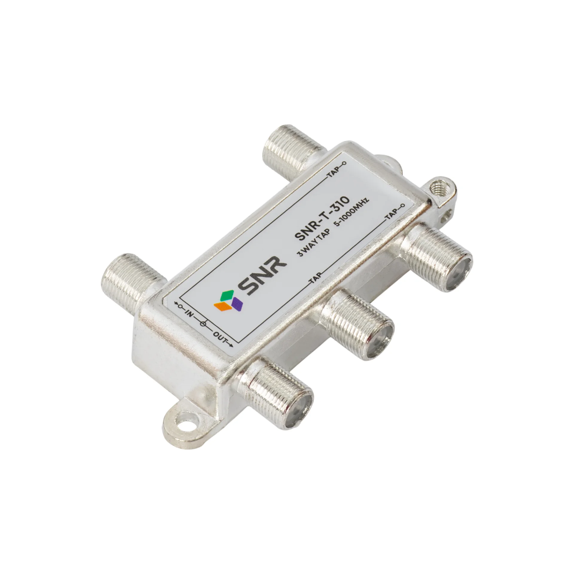 Ответвитель абонентский SNR-T-310 на 3 отвода, затухание IN-TAP 10dB