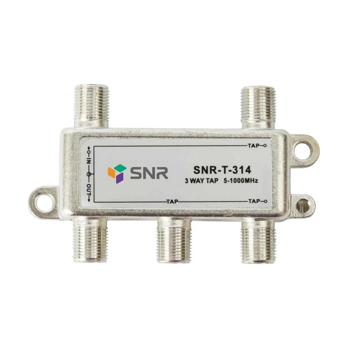 Ответвитель абонентский SNR-T-314 на 3 отвода, затухание IN-TAP 14dB