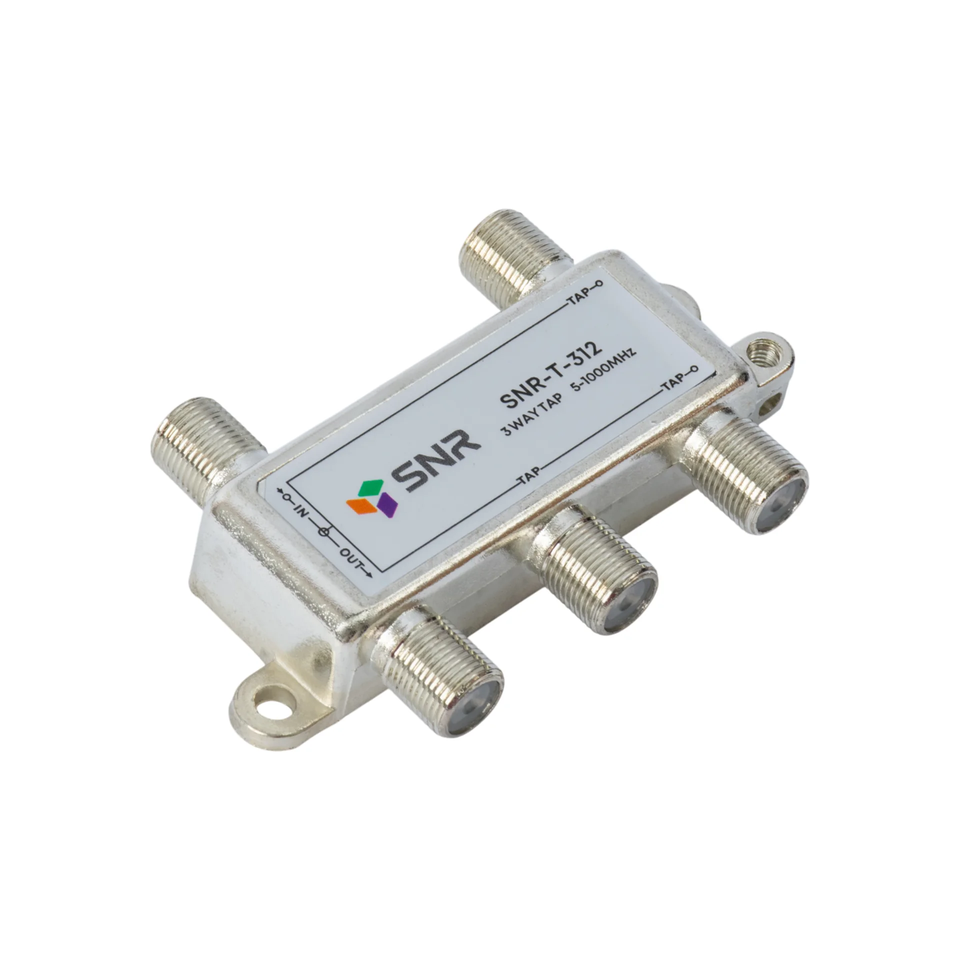 Ответвитель абонентский SNR-T-316 на 3 отвода, затухание IN-TAP 16dB