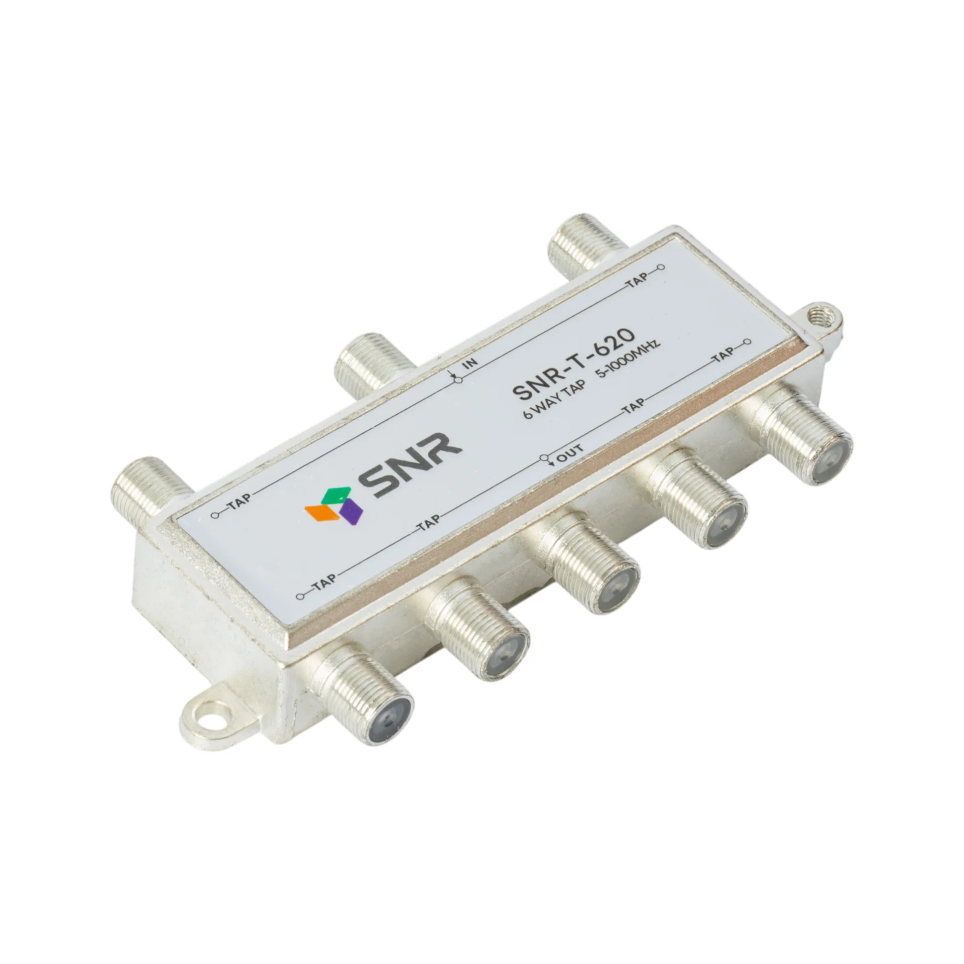 Ответвитель абонентский SNR-T-816 на 8 отвода, затухание IN-TAP 16db