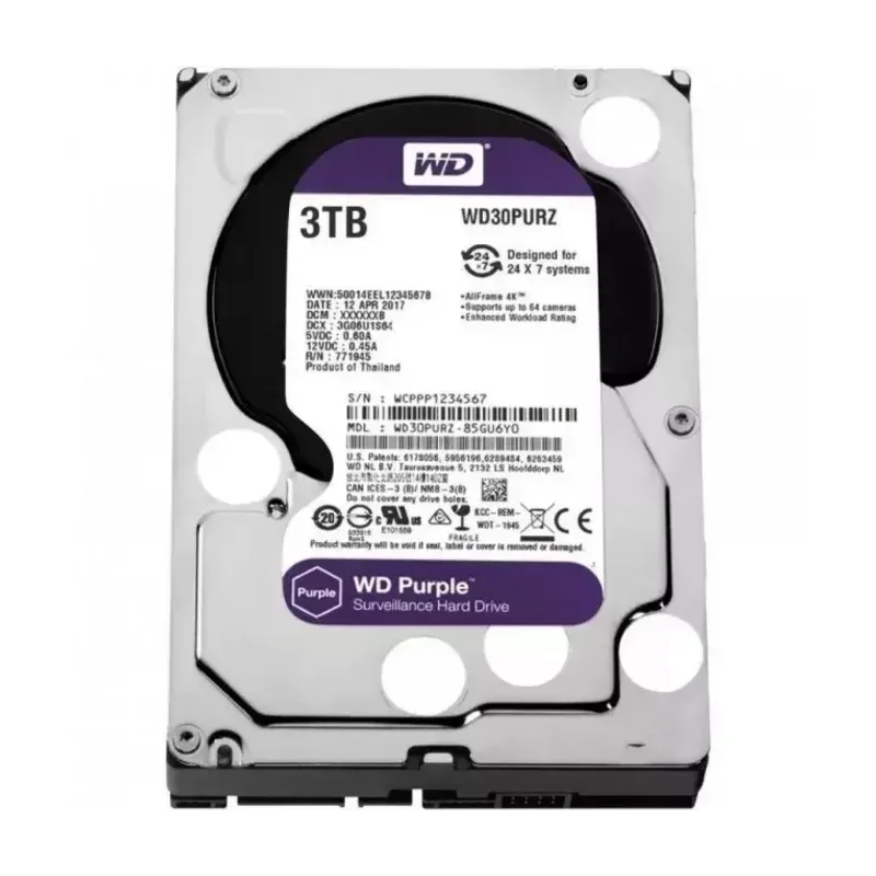 Жёсткий диск (HDD) DS WD30PURX-78 (Original) HDD-3tb