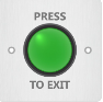 Кнопка выхода Кнопка EXIT зеленый-S886M5G