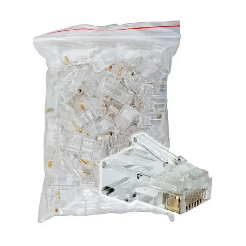 Штекер RJ-45 5 cat (металические, в баночке 100шт)