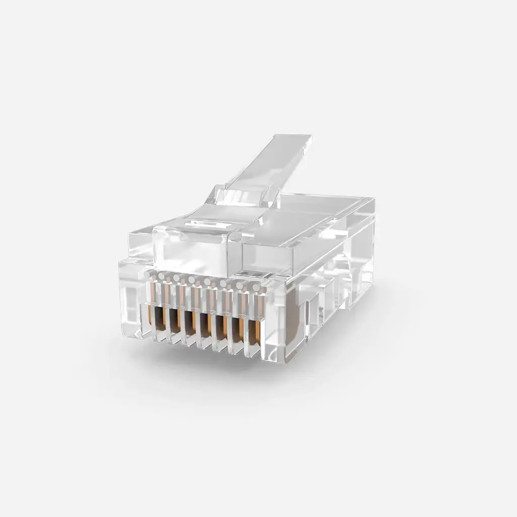 Штекер RJ-45 6 cat (в коробке 100шт) Цветная