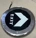 Табло EXIT ВЫХОД-EXIT наполный (245mm)