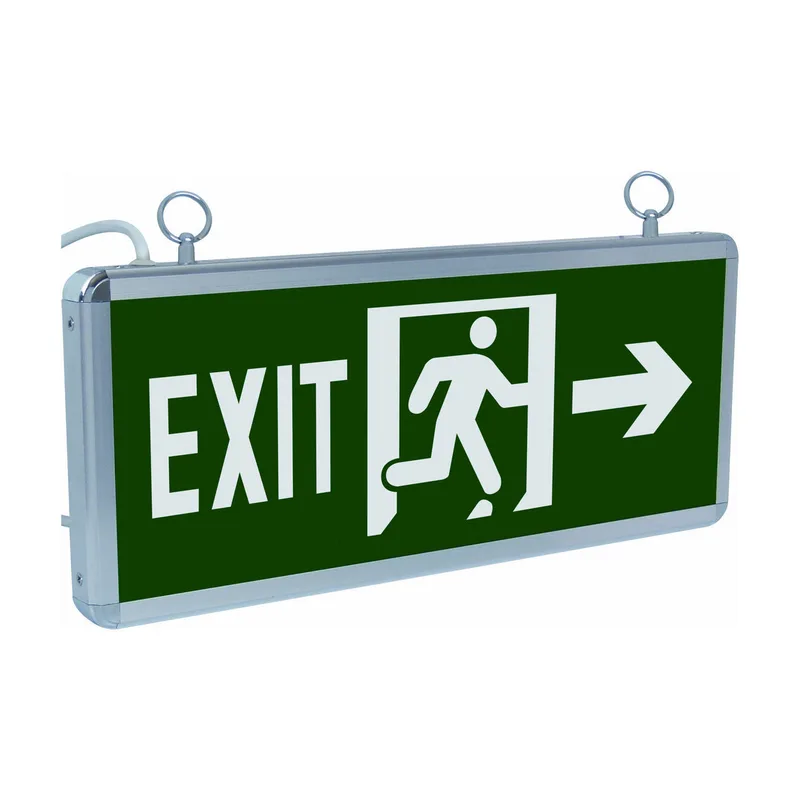 Знак аварийного выхода ВЫХОД-EXIT Стеклянный