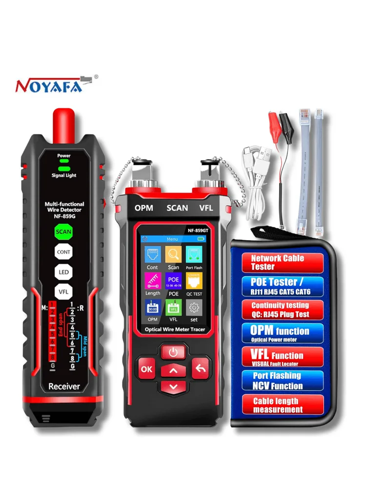 Многофункциональный кабельный тестер Noyafa NF-859GT