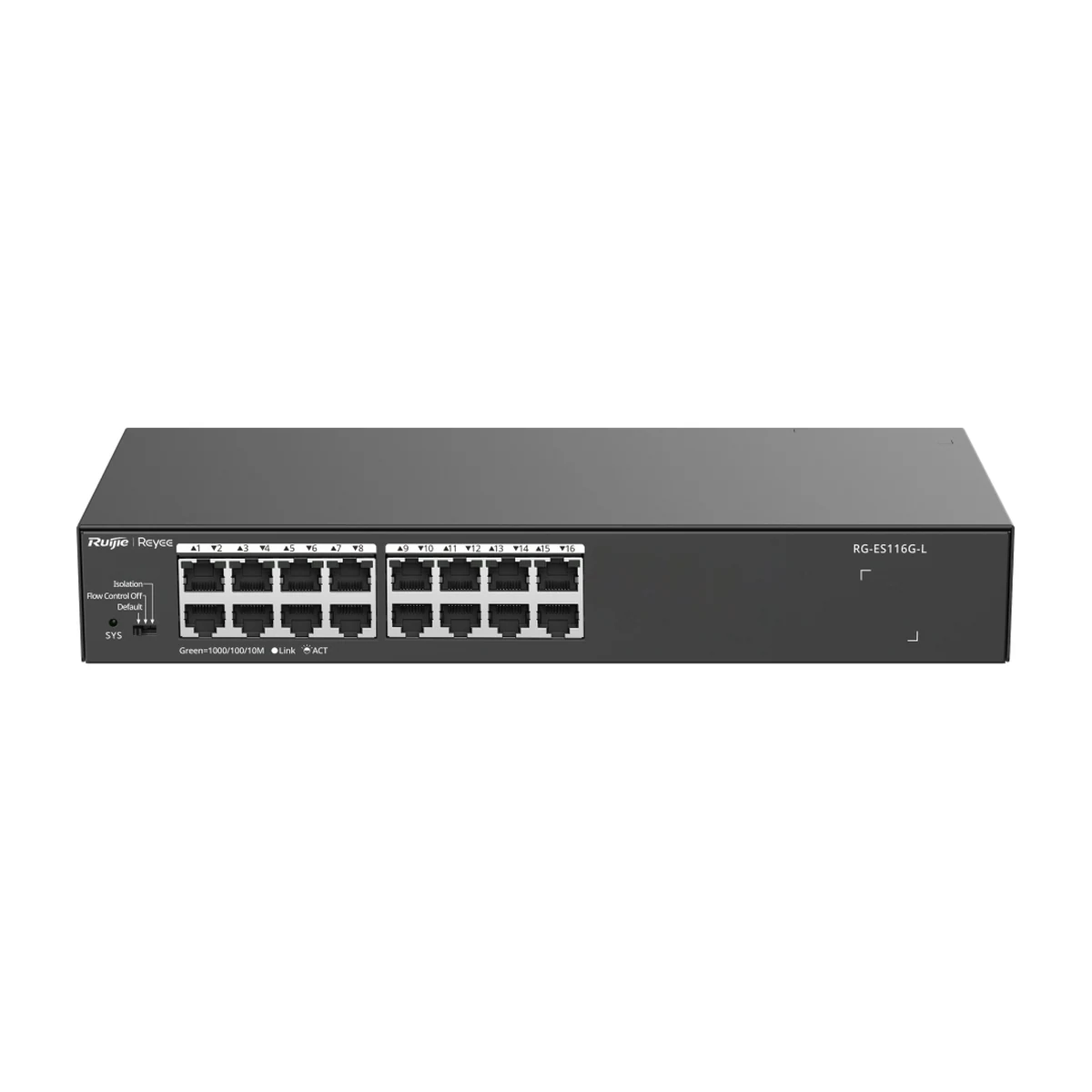Неуправляемый коммутатор Ruijie RG-ES116G-L