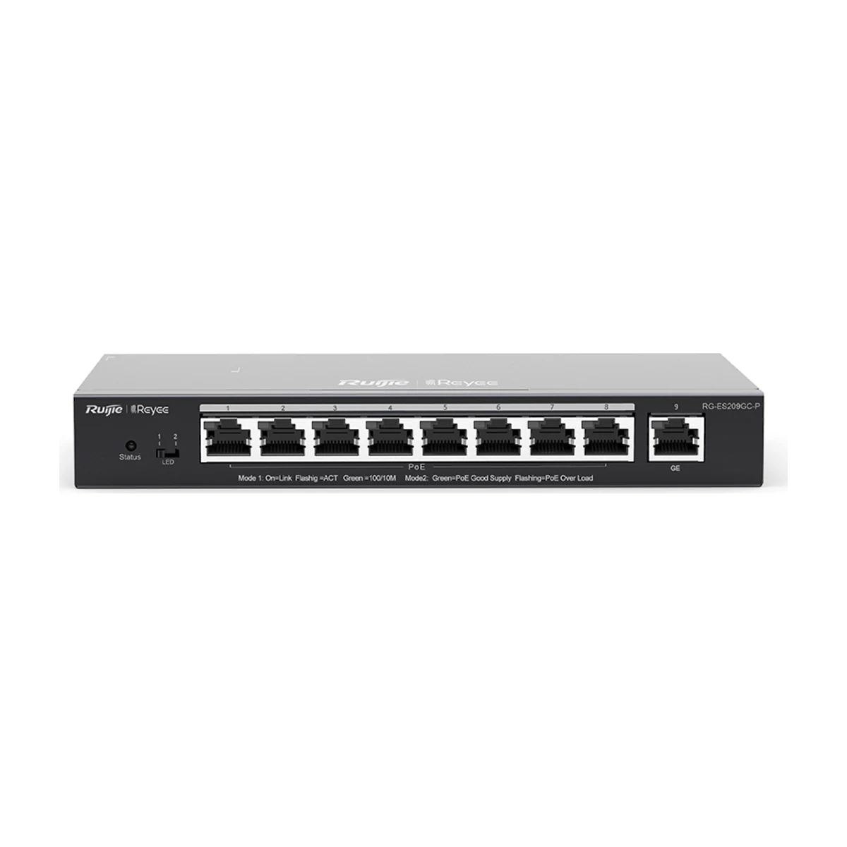 Коммутатор L2 Ruijie RG-ES209GC-P