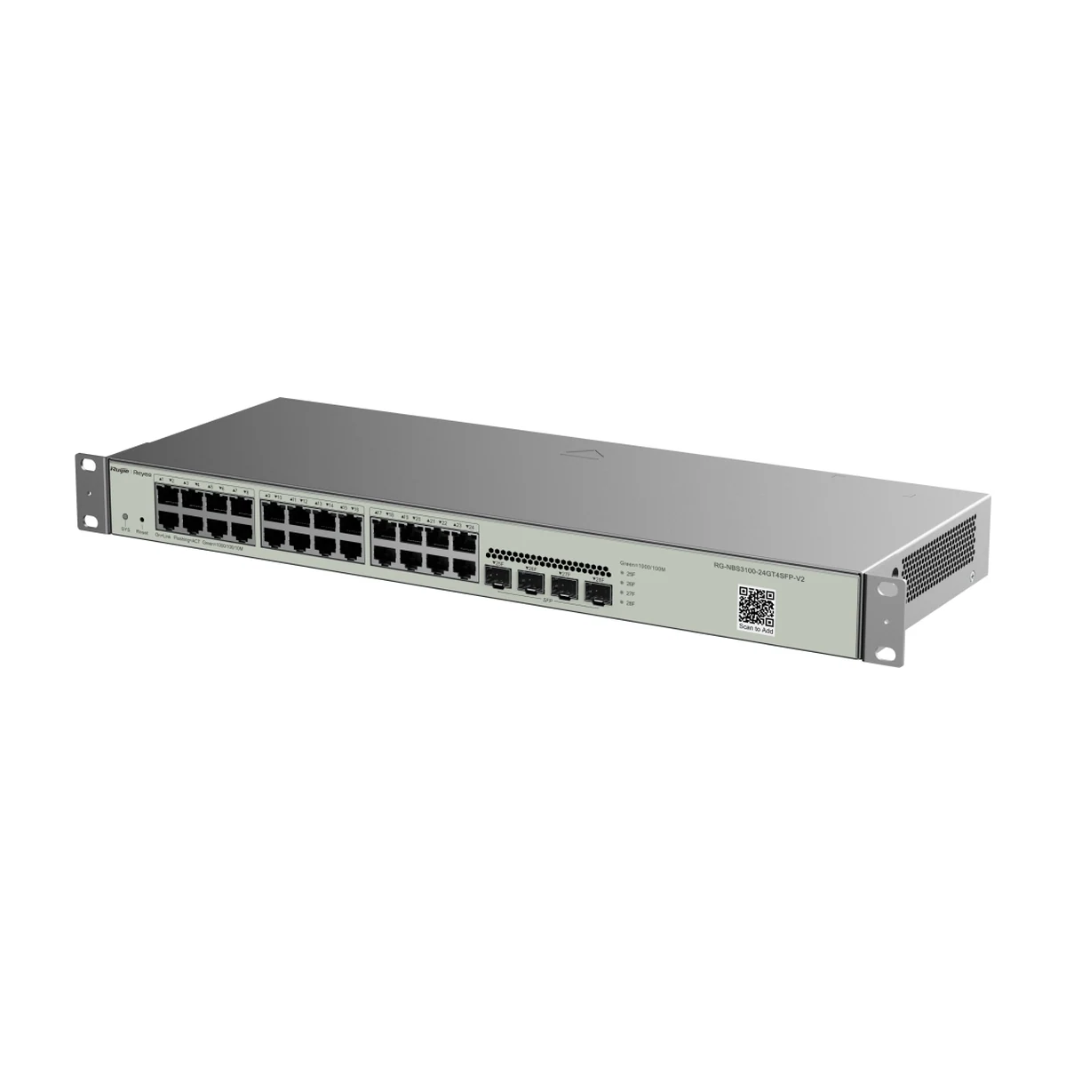 Коммутатор L2+ Ruijie RG-NBS3100-24GT4SFP-V2 — фото 2