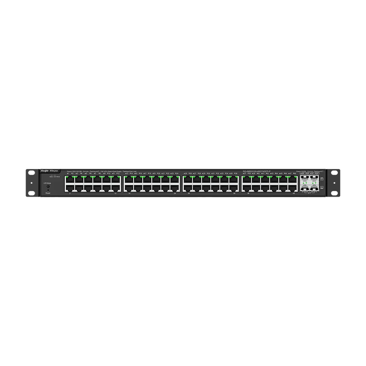 Коммутатор L2+ Ruijie RG-NBS3100-48GT4SFP-P — фото 2