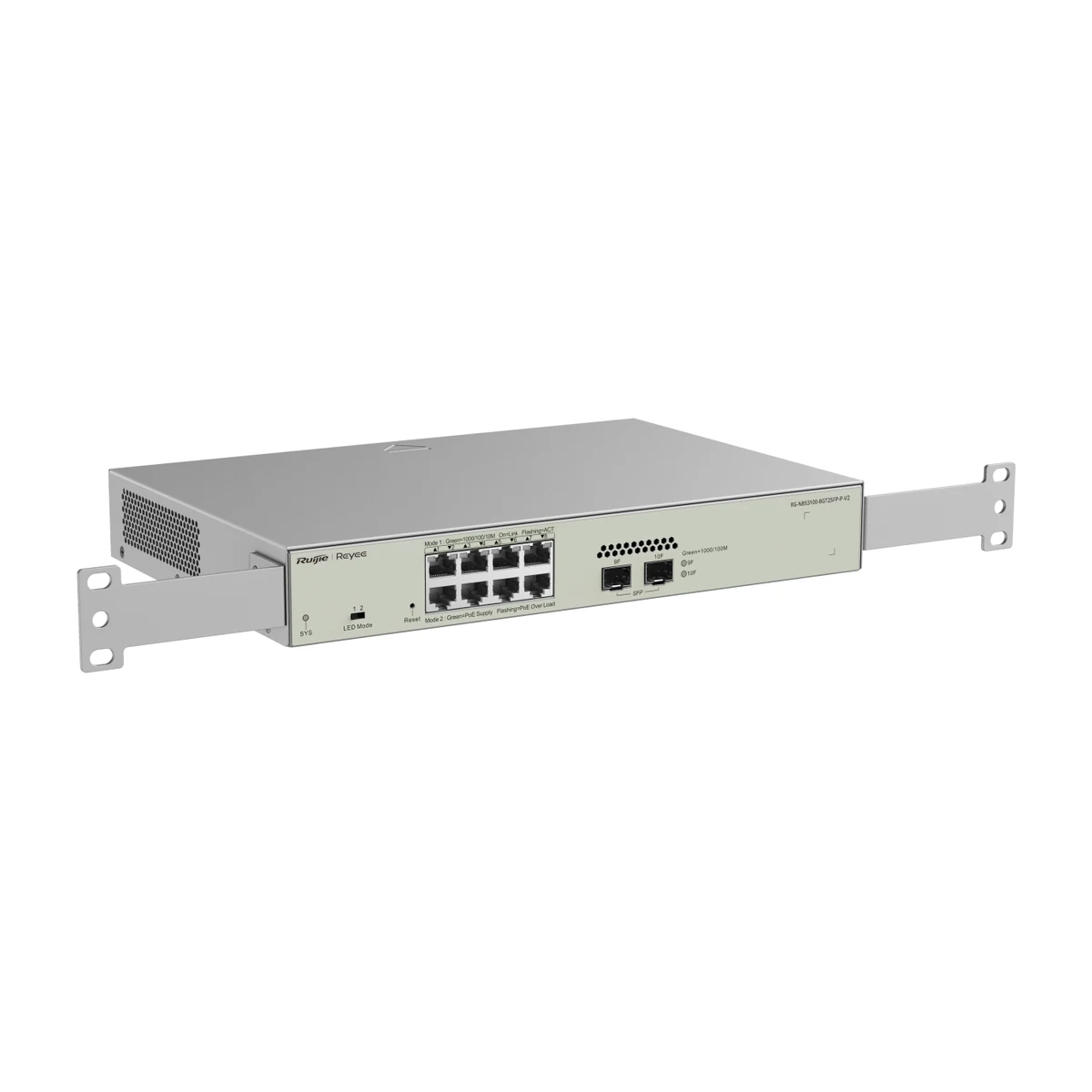 Коммутатор L2+ Ruijie RG-NBS3100-8GT2SFP-P — фото 2