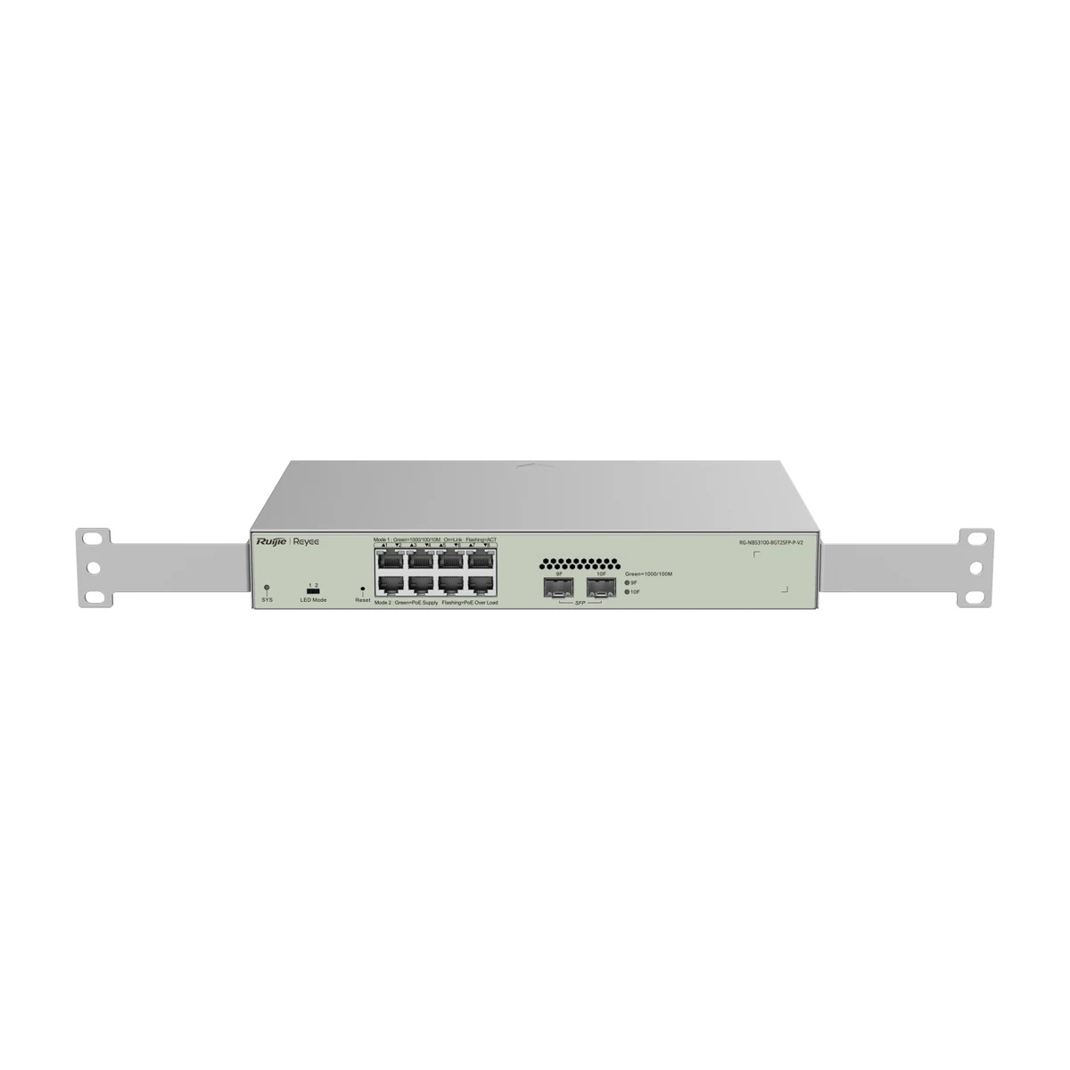Коммутатор L2+ Ruijie RG-NBS3100-8GT2SFP-P
