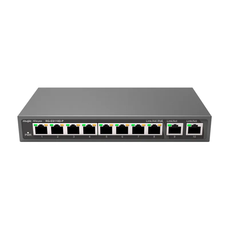 Неуправляемый коммутатор Ruijie RG-ES110D-P