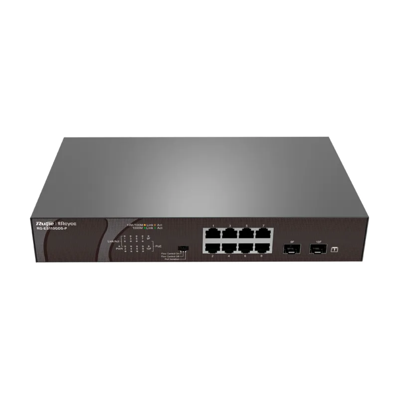 Неуправляемый коммутатор Ruijie RG-ES110GDS-P
