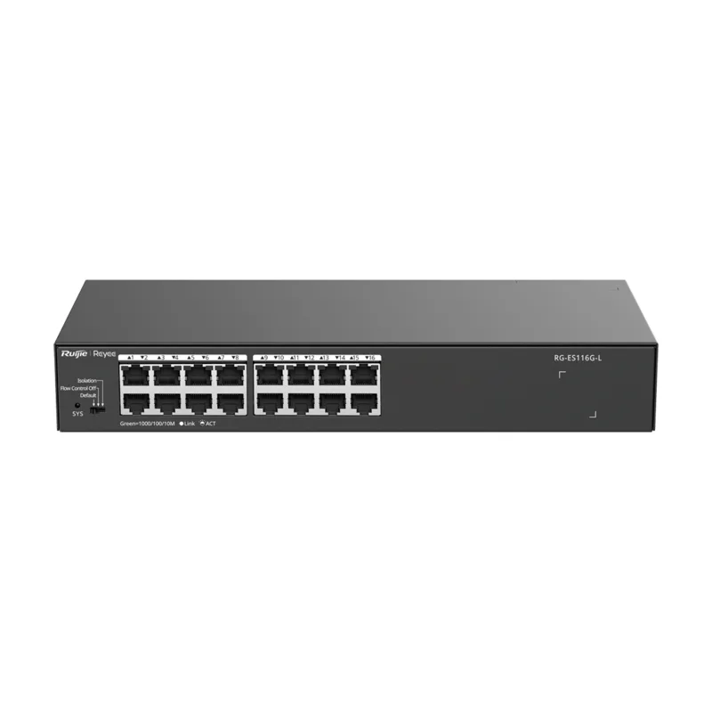 Неуправляемый коммутатор Ruijie RG-ES116G-L