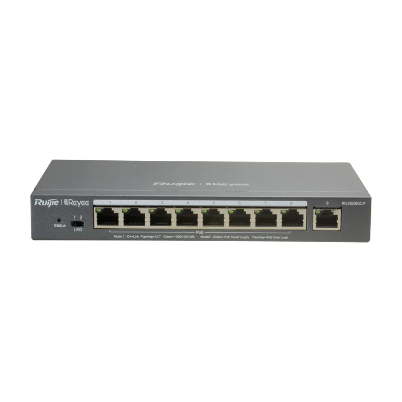 Коммутатор L2 Ruijie RG-ES209GC-P