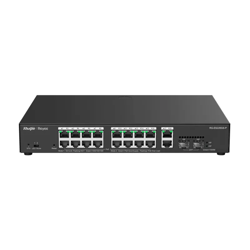 Коммутатор L2 Ruijie RG-ES220GS-P