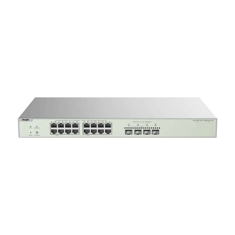 Коммутатор L2+ Ruijie RG-NBS3300-16MG4XS-HP