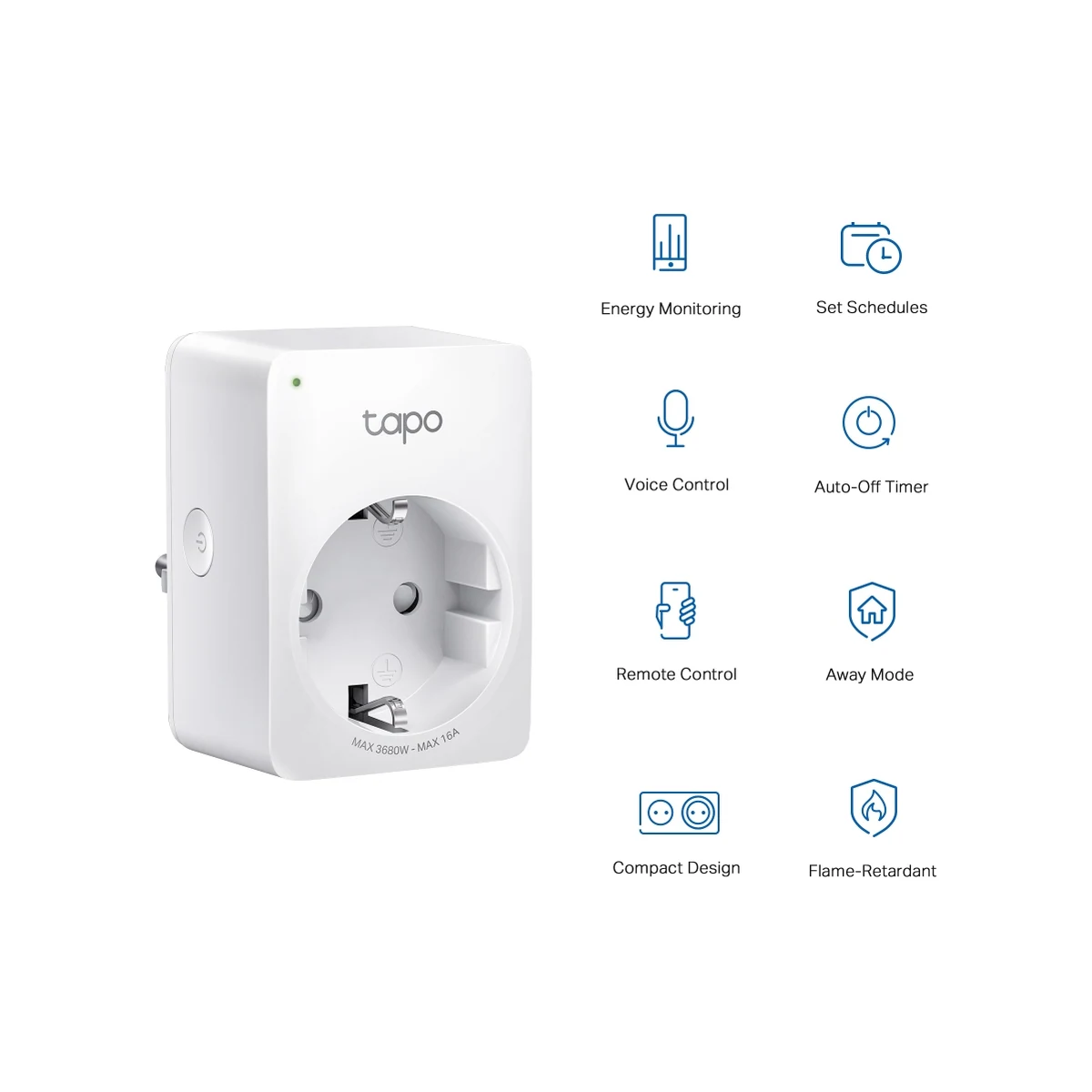 Умная Wi-Fi розетка Tapo P110 (энергомониторинг) — фото 3