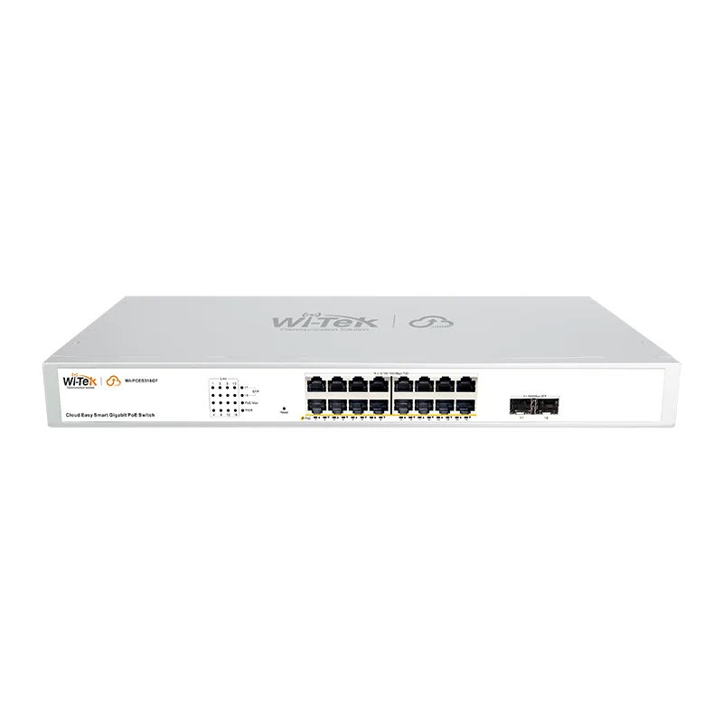PoE-коммутатор Wi-Tek WI-PCES318GF V2 Cloud Poe 16 Gb+2 SFP