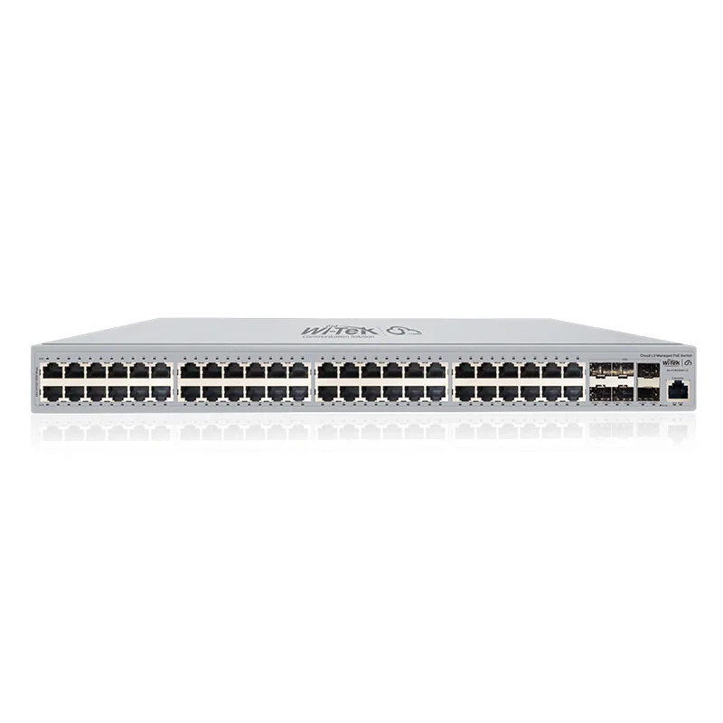 PoE-коммутатор Wi-Tek WI-PCMS554F-L3 V2 Poe 48+6SFP+1 GB