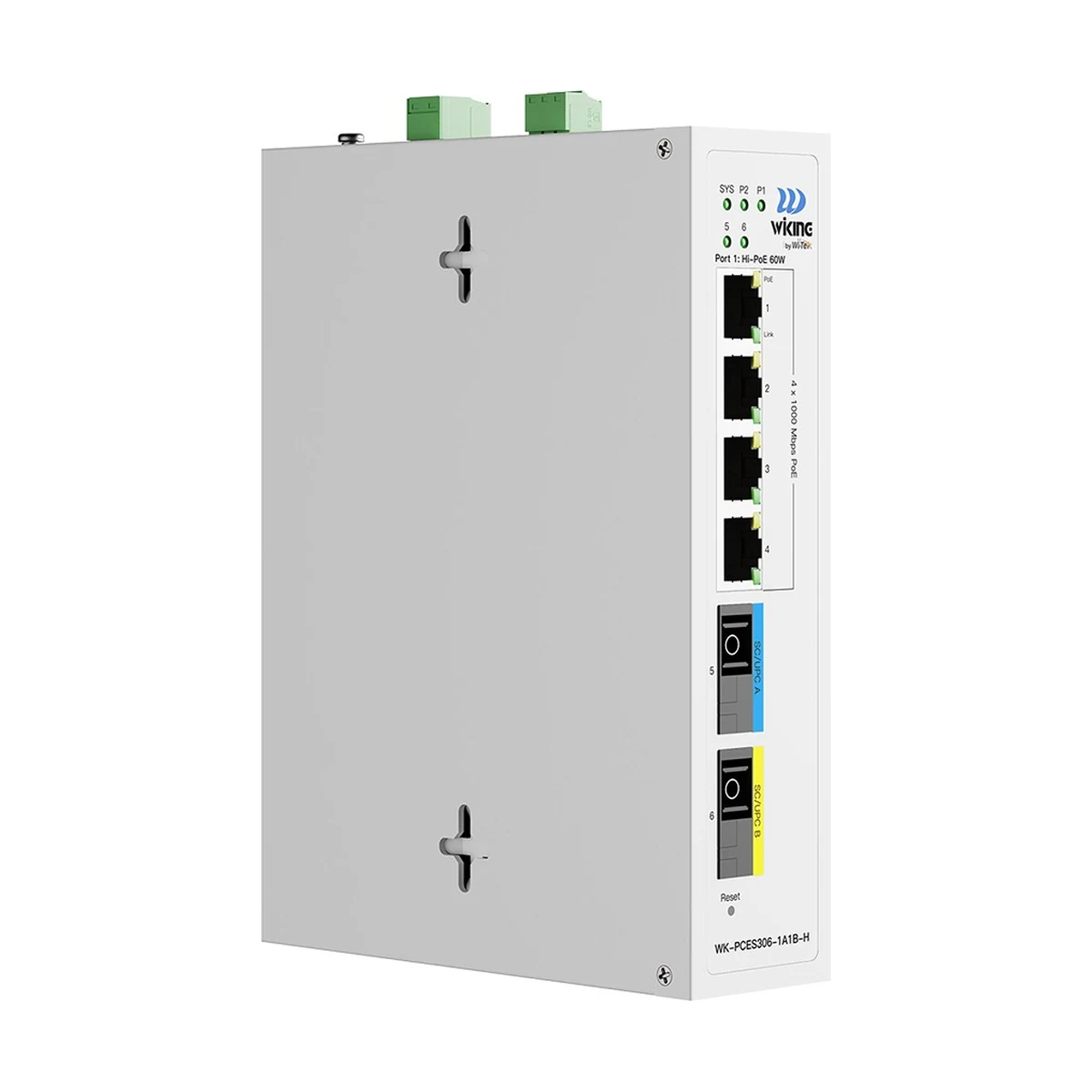 PoE оптический коммутатор Wi-Tek WK-PCES306-1A1B-H