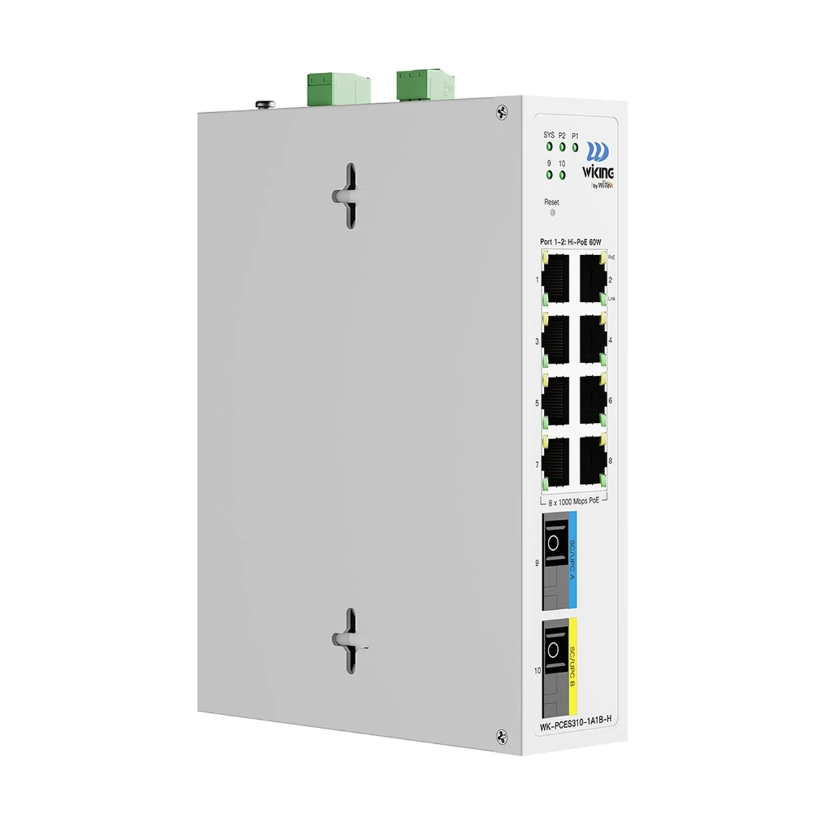 PoE оптический коммутатор Wi-Tek WK-PCES310-1A1B-H