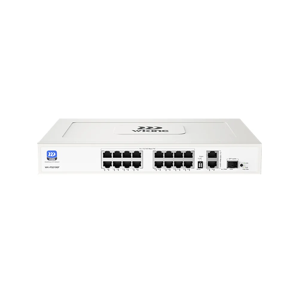 PoE-коммутатор Wi-Tek WK-PS219GF Poe 16+2+1SFP